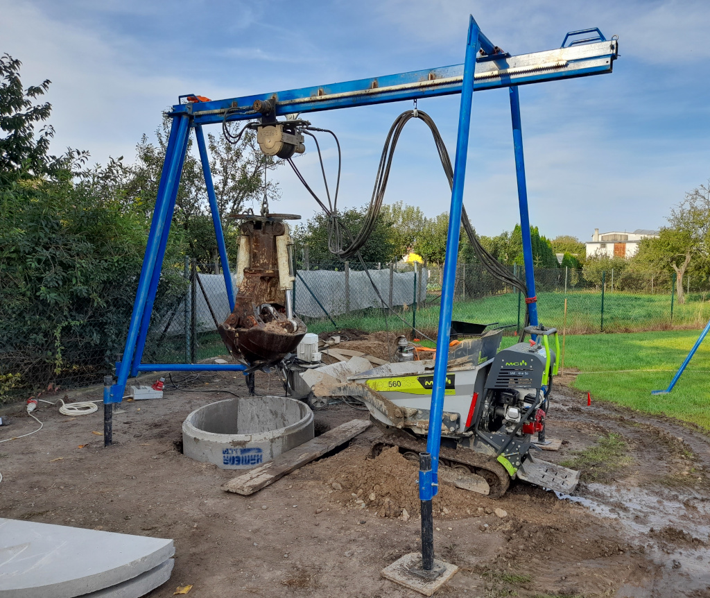 Hloubení kopané studny