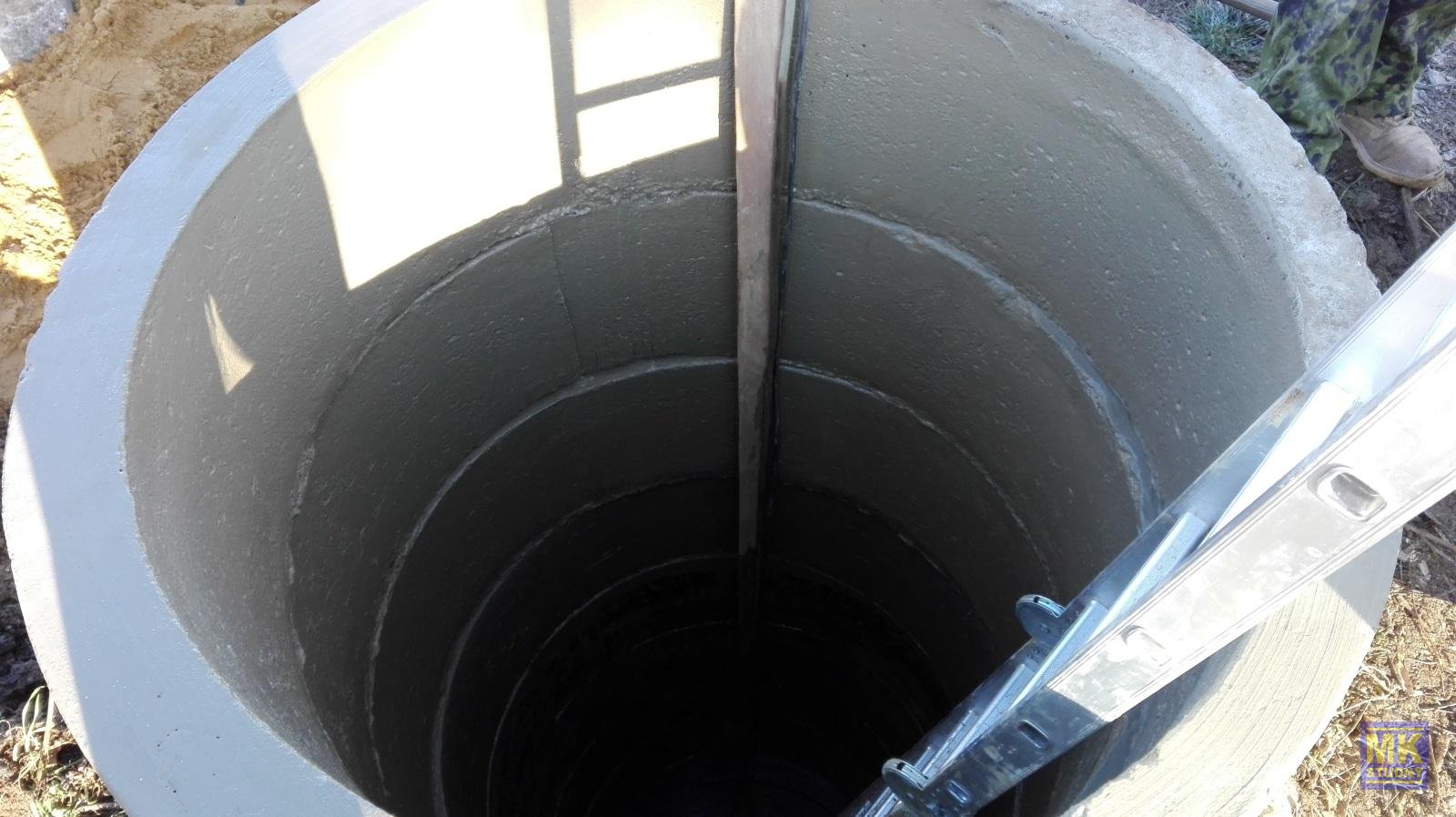 PO – Vyčištěná studna s ošetřenými skružemi